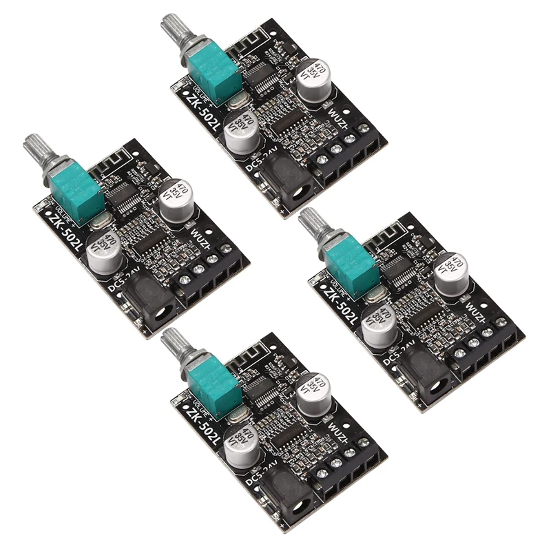 

4X Bluetooth 5,0 беспроводной аудио цифровой усилитель мощности, стереоплата 50Wx2, Bluetooth усилитель