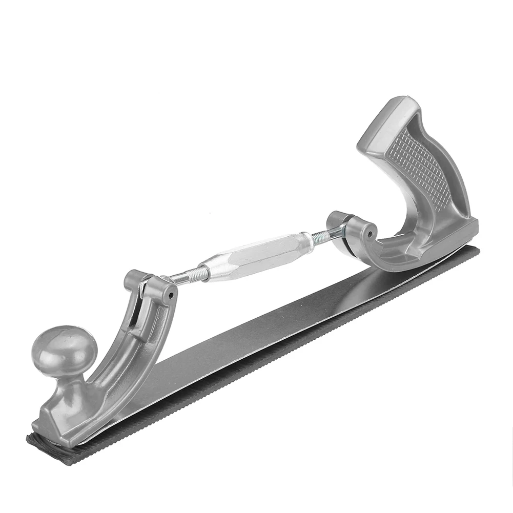 Feile Zähne Feile Heimwerkzeuge Karosserie gebogen Silber Stahl 1 PC 14 Zoll Feilenhalter Polierer Feilen für Sand flach Schön – Detail 2