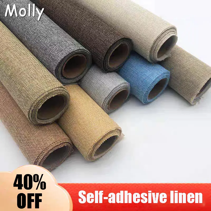 Self Adhesive Linen Fabric Repair Kit,Linen Fixing Sheet for Sofa Furniture Car Seat Chair,Indoor Decor DIY Handicrafts Solution