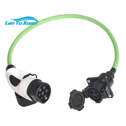 32Amp Type 2 Female EV Plug Type 2 to Type 1 EV Charging Socket Car Charger Cable Extension Cord /Hot Seling EV Charging Socket