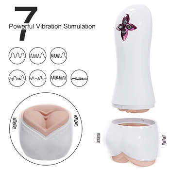 Automatic Male Masturbator Vibrating Sucking Masturbation Cup Simulation Vagina Blowjob Separable Adult Goods Sex Toy for Men