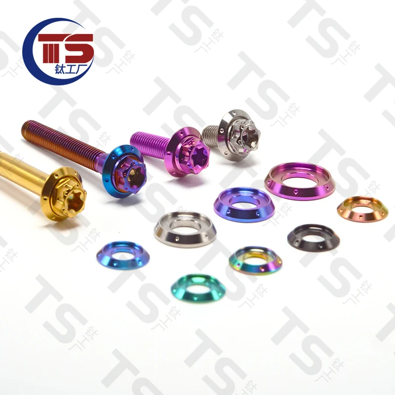 parafuso, extravagante arruela decorativa, Step Gasket B, Fábrica, M5, M6, M8, M10