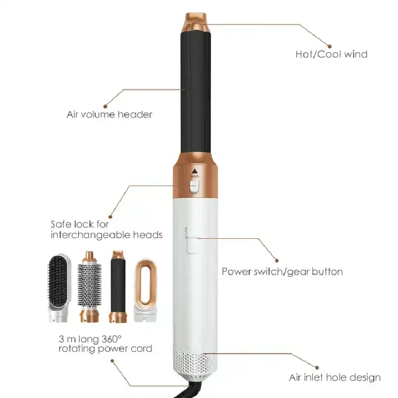 5 in 1 Hair Curler Set for Professional Styling