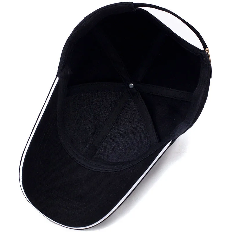 Summer Women Men Structured Baseball Cap Solid Cotton Adjustable Snapback Sunhat Outdoor Sports Hip Hop Baseball Hat Casquette 4