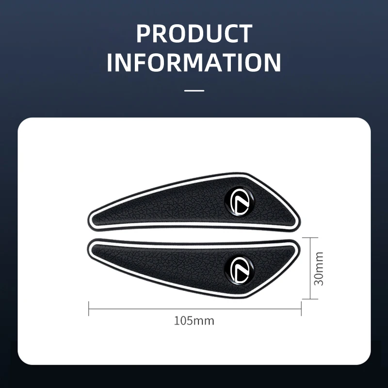 렉서스 F-SPORT ES RX NX LS UX LM LX GX LC RZ IS CT GS RC HS용 차체 범퍼 스크래치 방지 충돌 방지 고무 스트립 4개