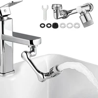 360° Rotating Kitchen Faucet Extender, Splash-Free Water Saving Nozzle, 22/24mm Universal Tap Adapter 1