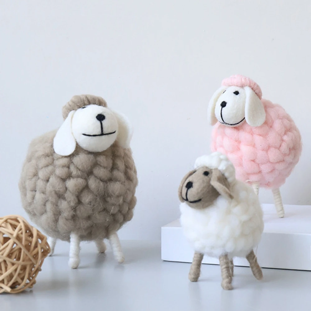 Decoration Crafts Lamb Birthday Kid Gift Miniatures Party Supplies Desktop Decor Mini Table Ornament Home Furnishings Figurines