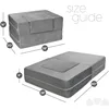 Kids Couch - Modular Kids Sofa for Toddler and Baby Playroom/Bedroom Furniture (Grey Small) 3