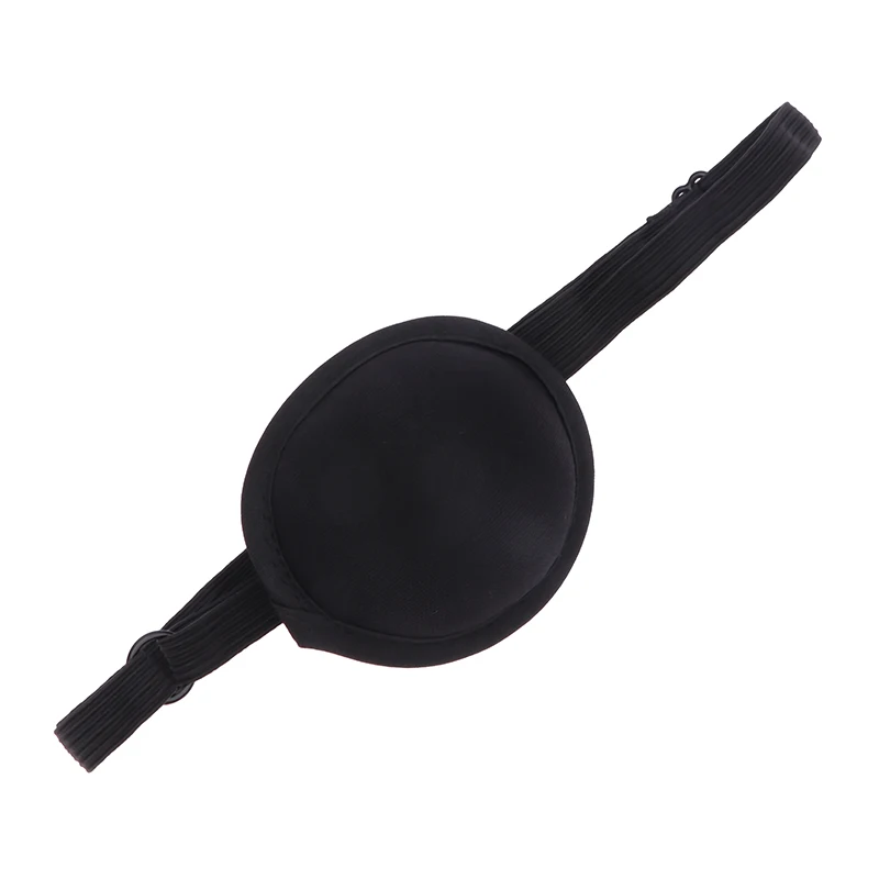 1/2/3/5Pcs Pirate Eye Patch Soft Comfortable Black Color Simple Durable Eye Pad Single Eye Patch For Men Adults 5