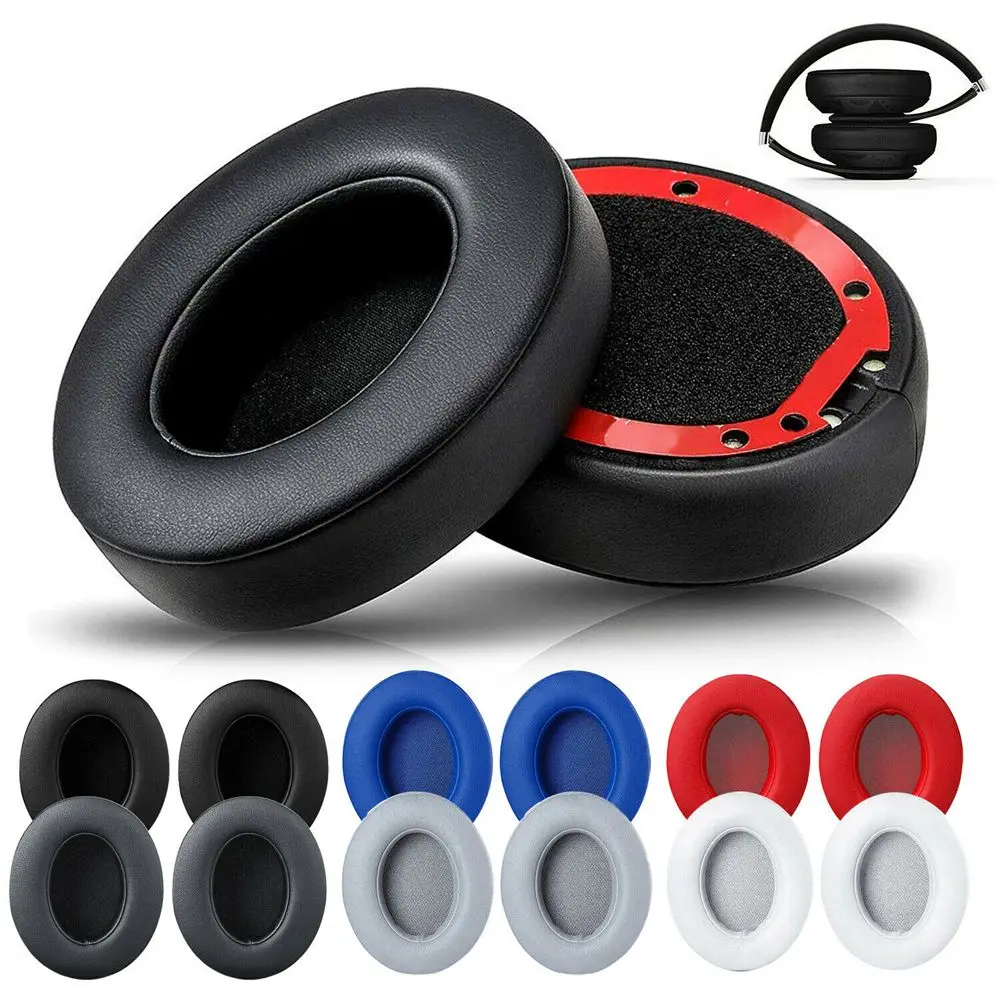 

1 Pair Replacement Ear Pads Earmuffs Ultra-soft Sponge Cushion For Beats Studio 2 3 Wired Wireless Headphone Accessories Hot