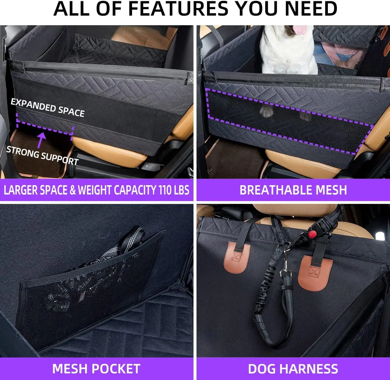 Waterproof Dog Seat Extender 4