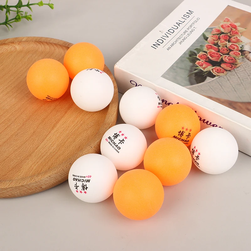 10Pcs 3 Star V40+ Table Tennis Balls New Material ABS Plastic Ping Pong Balls Table Profession Table Tennis Training Balls