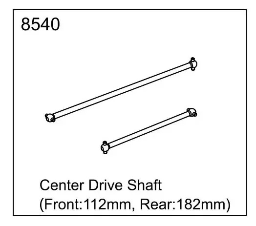 ZD Racing EX07 1/7 RC Car Spare Parts Drive Shaft Chassic Shock