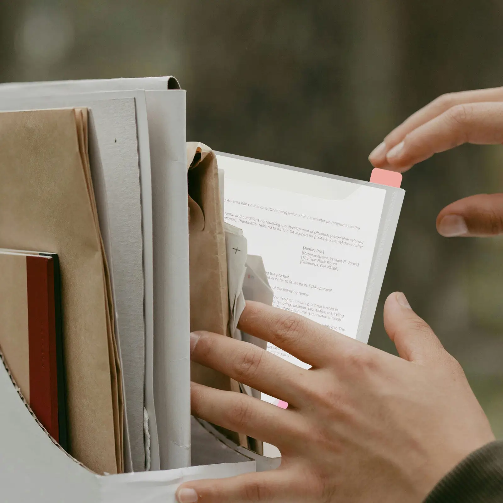 36Pcs 플라스틱 문서 정리함 투명 확장 폴더 라벨 창 파일 홀더 사무실 학교 홈 종이 파일링