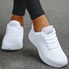 2025 New Fashion Women's Sneaker Breathable Ladies Shoes Mesh Fabric Casual Sneaker Woman Lace Up Tenis Feminino Sneaker Women