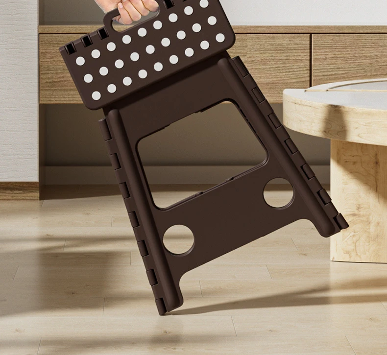 Plastic Thickened Folding Stool High Stool Foldable Household Chair Simple Children's Small Bench Outdoor Portable Save Space