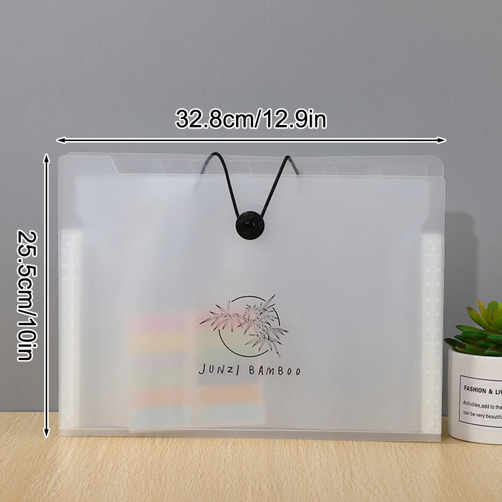 Student Organ Bag 1PC 8 Compartment Portable Test Paper Bag Multi-Layer Insert File Folder Multi-Functional Storage Folder file folder file bag stationary organizer pouch