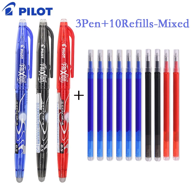 3 Stylos Gel Effaçables Pour Tissu + 6 Recharges - Encre Bleue - Uxcell - Neuf