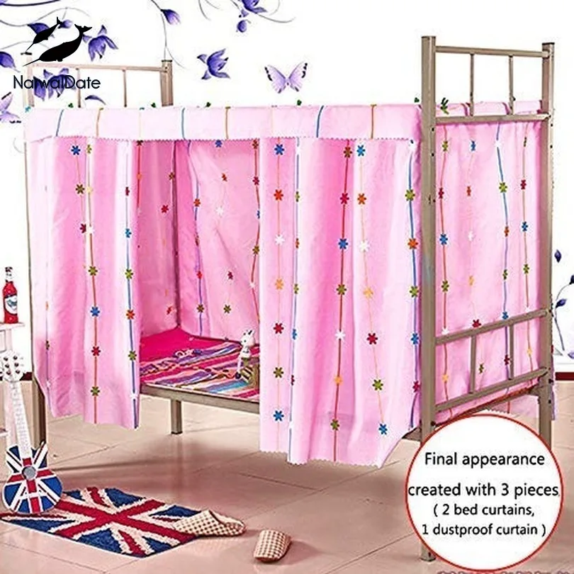Home & Kitchen Bedding Heidi Bed Canopy Single Sleeper Bunk Bed Curtain