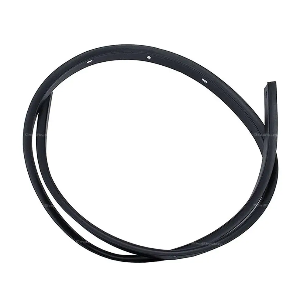 CloudFireGlory For Dodge Challenger 2008- 1Pcs Front Fascia Bumper Hood Seal & Rivets Black 68051392AA 68051392AB