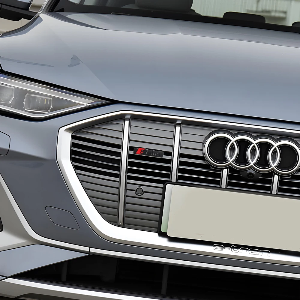 3D S LINE Emblem Auto Frontgrill Abzeichen Karosserie Kofferraum Aufkleber Dekoration Mittelabdeckung für Audi A4 B8 A3 8P Q3 8U 8V A6 8R 4L Q2 RS – Detail 9