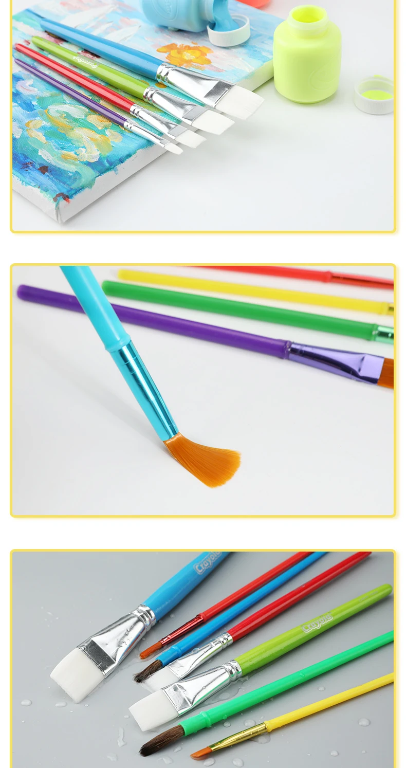 Crayola 4 Count Paint Brushes 05-3515 - AliExpress