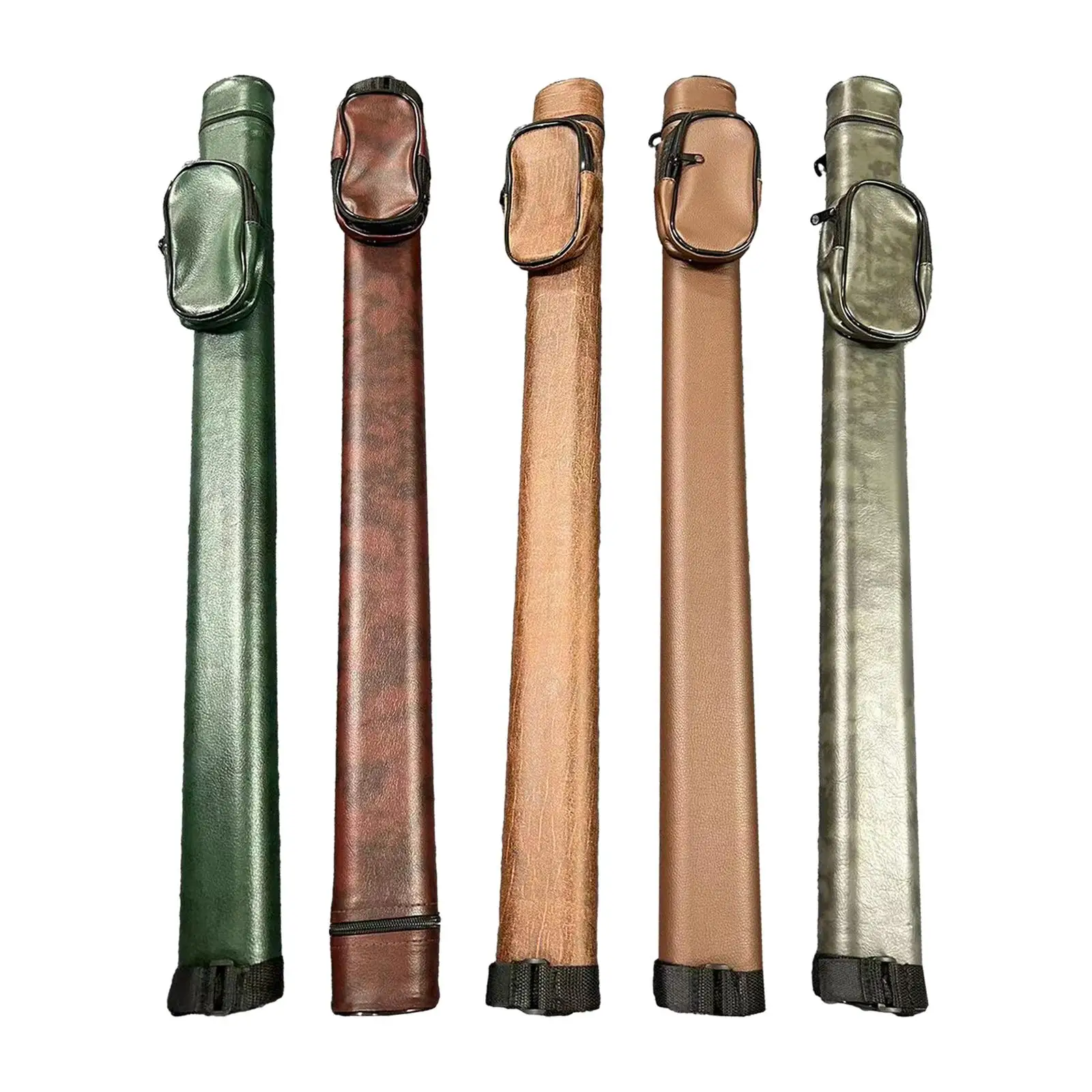 

Billiard Pool Cue Case PU Billiard Stick Storage Bag with Adjustable Shoulder Strap for Billiard Rod Snooker Club Outdoor Travel
