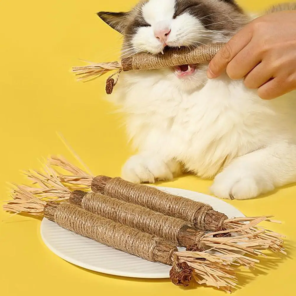 Title 10, Cat Toys Cleaning Teeth Silvervine Chew Stick P...
