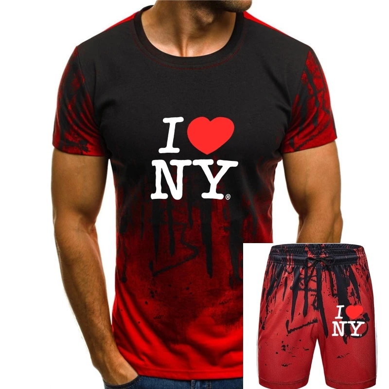 

Mens I Love Ny Short Sleeve T Shirt Black 016098
