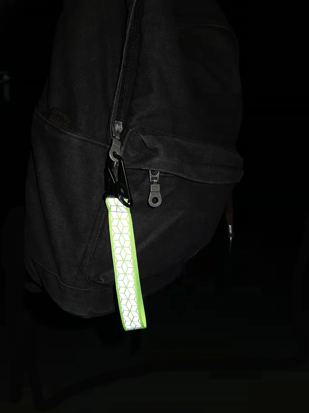 Car Reflective Keychains High Visibility Webbing Material For Bag Pendant Accessories 2.5cm