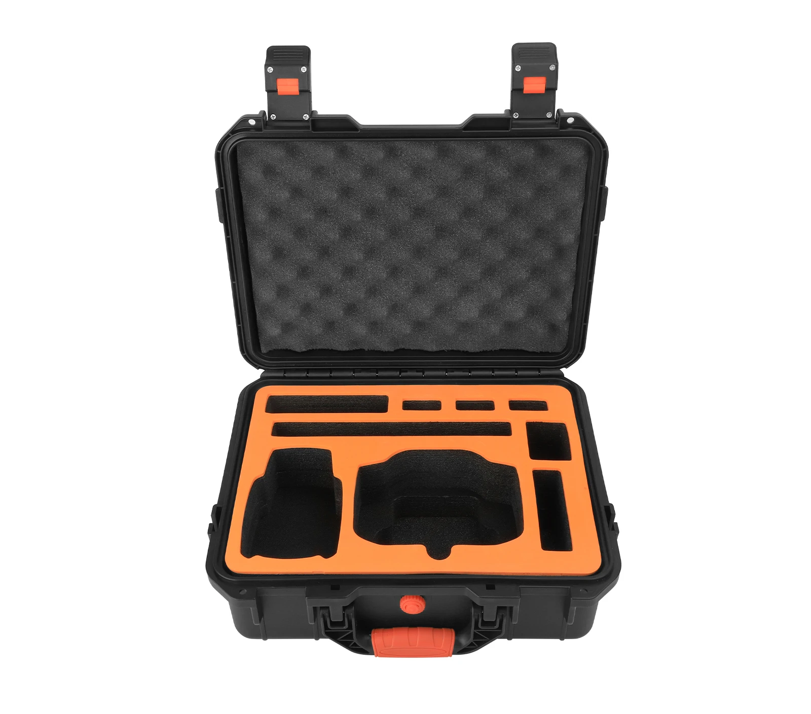 Intérieur de la mallette antichoc pour DJI Mini 2/SE, mousse sur mesure et drone installé