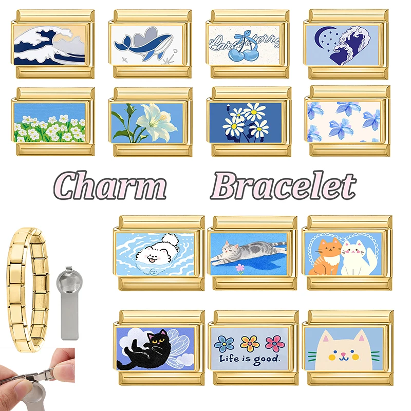 Vintage Bracelet Stainless Steel DIY