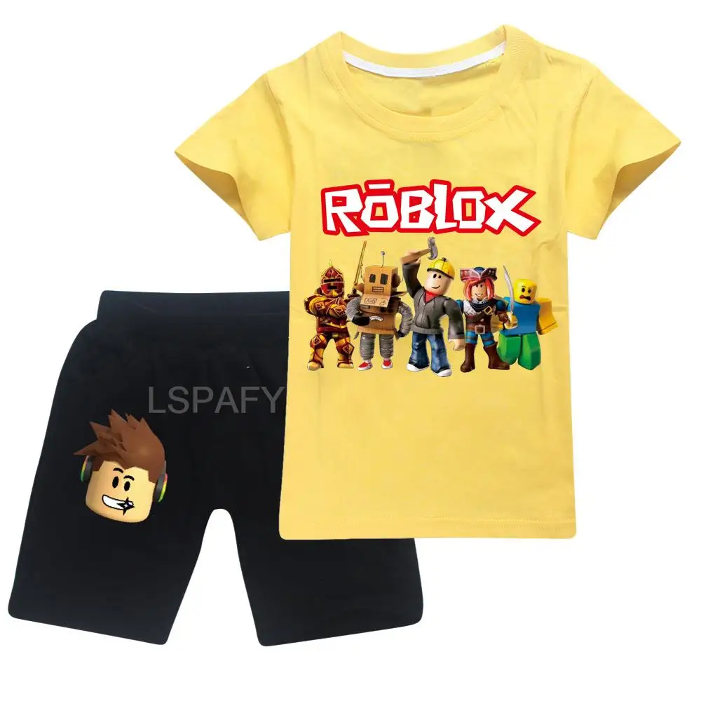 Zheart  Games T-Shirt Roblox T-Shirt and Shorts Set Unisex