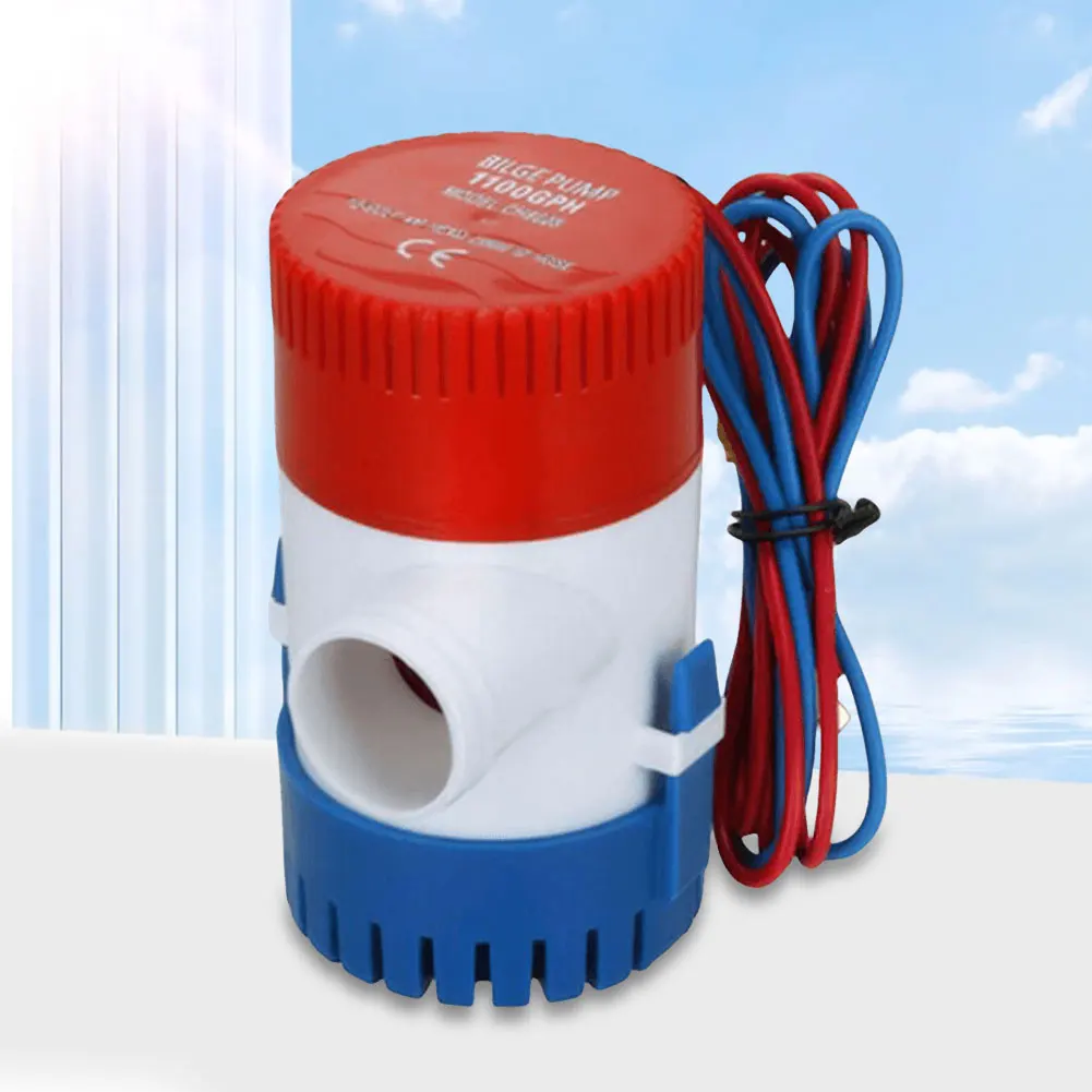 12V Submersible Bilge Pump Low Noise Marine Electric For Fishing Boats RV 1100GPH bilge pump,marine water pump