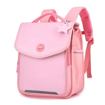 2025 New Hot Fashion School Bags for Girl Brand Leather Children Student Backpack Cartoon Book Bag Large Capacity Kids Schoolbag 1