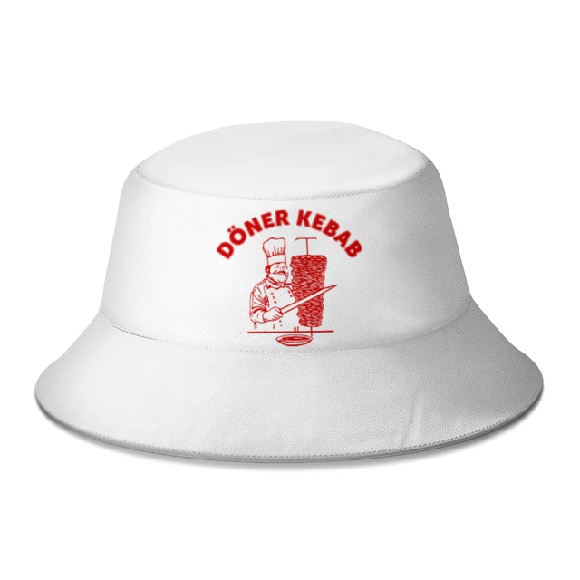 Kebab Bucket Hat, Doner Kebab Hat, Fishing Hats, Streetwear