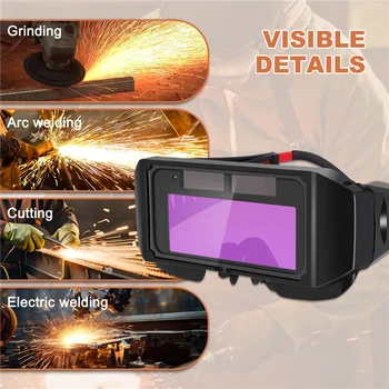 ABSQ-Auto Darkening Welding Helmet Durable Automatic Light Change Anti-Glare Eyes Shied Goggle Glasses Masks Autos Shades 1