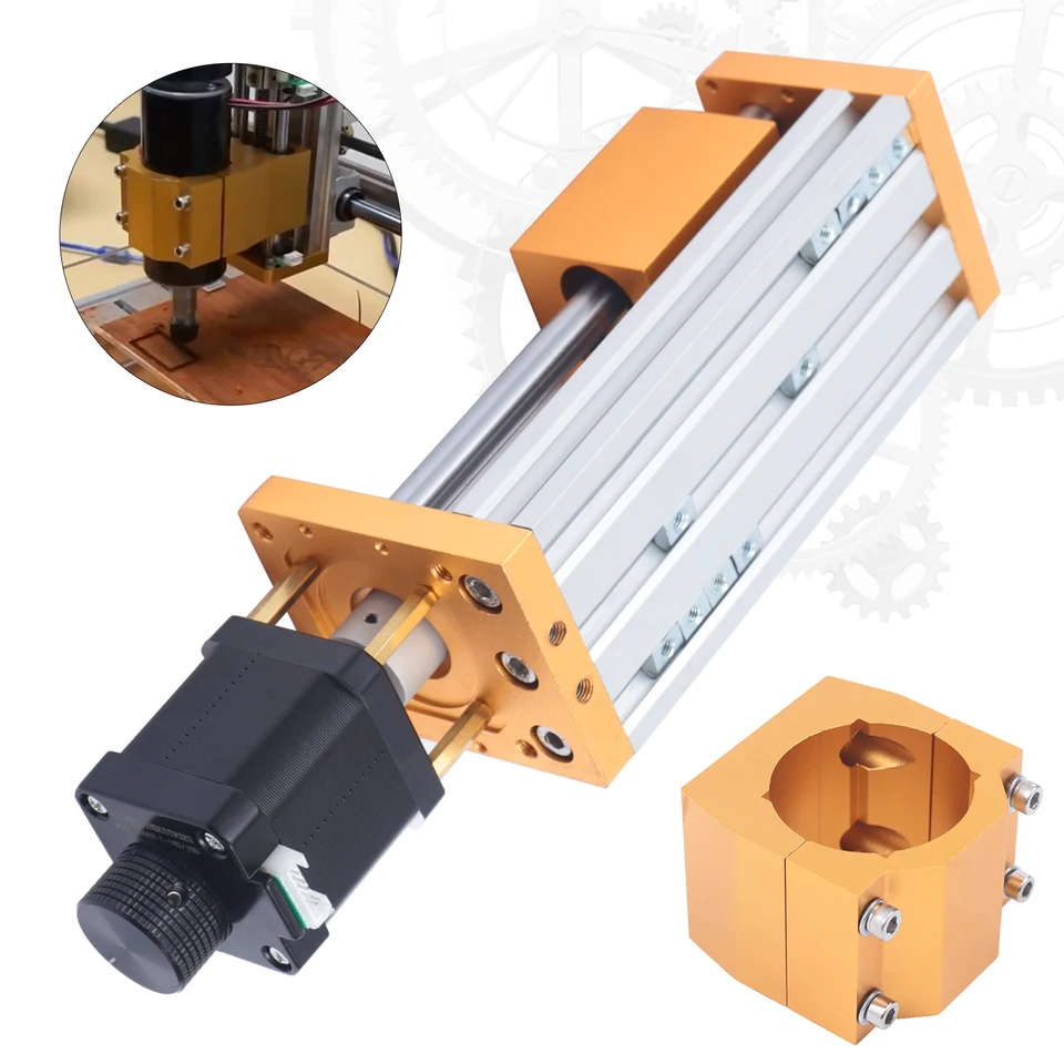 金属CNC Z軸ストローク,ステッピングモーター,52mm,85mm - AliExpress