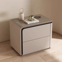 Simple Modern Night Table Storage Nordic Aesthetic Luxury Nightstand Trendy Drawer Home Mesitas De Noche Bedroom Furniture