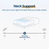 Newentor Ergonomic Memory Foam Pillow, Neck Support with Four Adjustable Heights, For Back&Side Sleepers, Home, Hotel Essentials 4