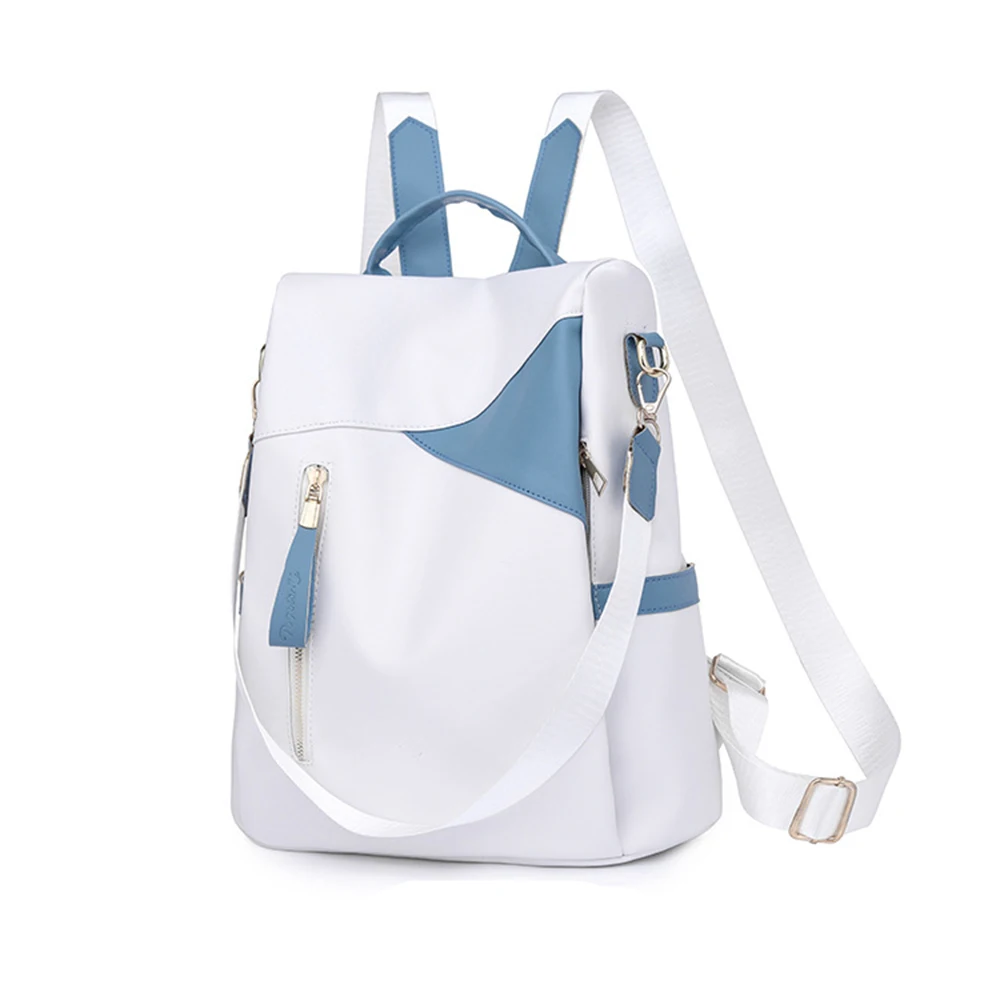 

SYZM Women Large Capacity Backpack High Quality Leather Female Anti-theft Bag s School Bags Travel Backpack Ladies PU Rucksack