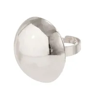 Exaggerated Metal Glossy Round Ball Shape Ring for Women Men Fashion Gold Silver Color Geometric Adjustable Rings Jewelry - Image 6