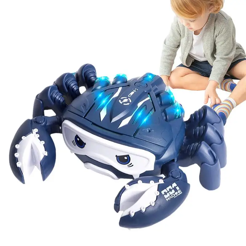

Walking Crab Toy Spray Crab Mechanical Toy Crab With Light And Music Crab Spray Toys With Universal Wheel Gifts For Boys Kids