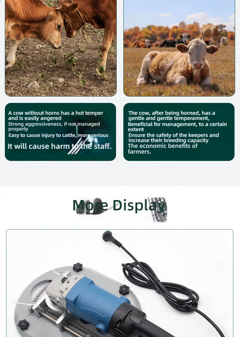 Hot Selling Electric Cattle Dehorner Animal Dehorner Tool  Cow  Cutting Horns Ma