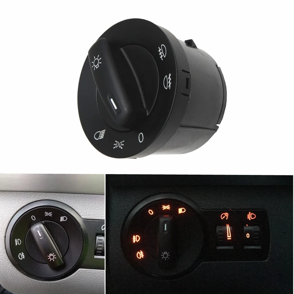 Auto Head Light Switch Head Lamp C0Ntrol Switch Fit For Vw Golf Mk5 Caddy Jetta Touran Sagitar Bora Oem 1 K0 941 431Q 1K0941431Q