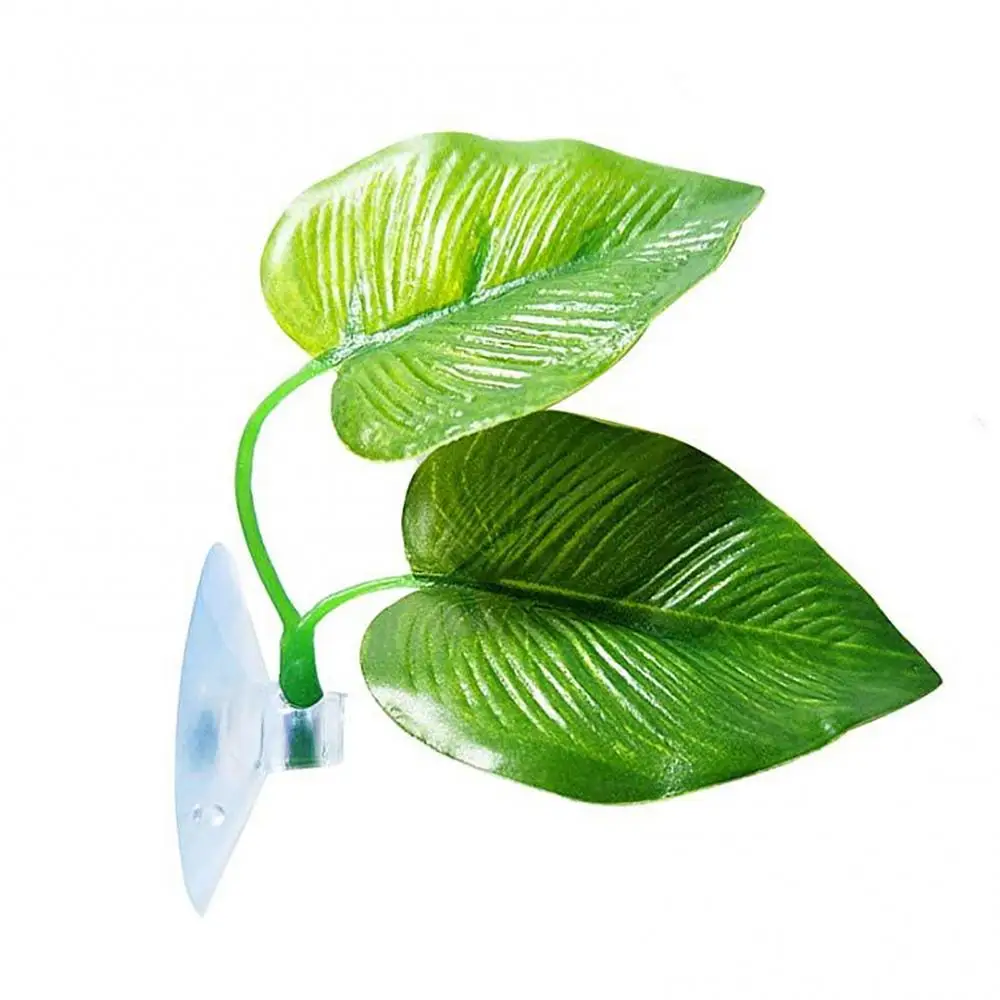 Artificial Plant Leaf Betta Hammock Fish Tank Spawning Rest Bed Aquariums Decor