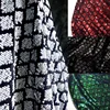 Sequin Fabric Velvet Bottom Diamond Chec Kered Dress Performance Clothing Diy Sewing Cloth By Meters Material