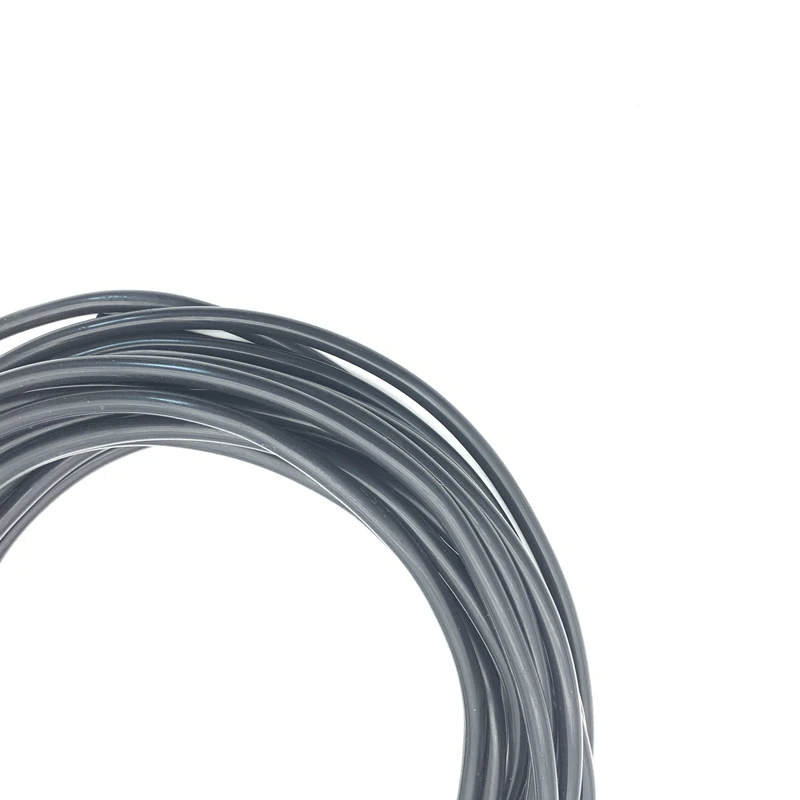 1Meter -60 ~200 DegrHeat Resistant I.D 2~19mm Black Flexible Silica Gel Pipe Aquarium Air Pump Soft Rubber Silicone Hose