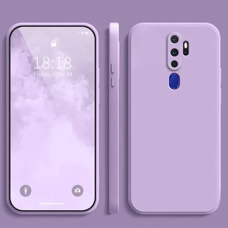 Solid Color Ultra-Thin Matte Silicone Phone Case - Soft TPU Back Cover