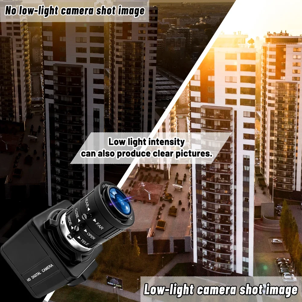 20X Zoom IP Camera 1080P 60FPS 1/2.8" IMX307 CMOS With 5-50mm Varifocal Lens Sup